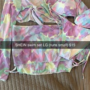 SHEIN Women’s Pastel Swim Bikini Set